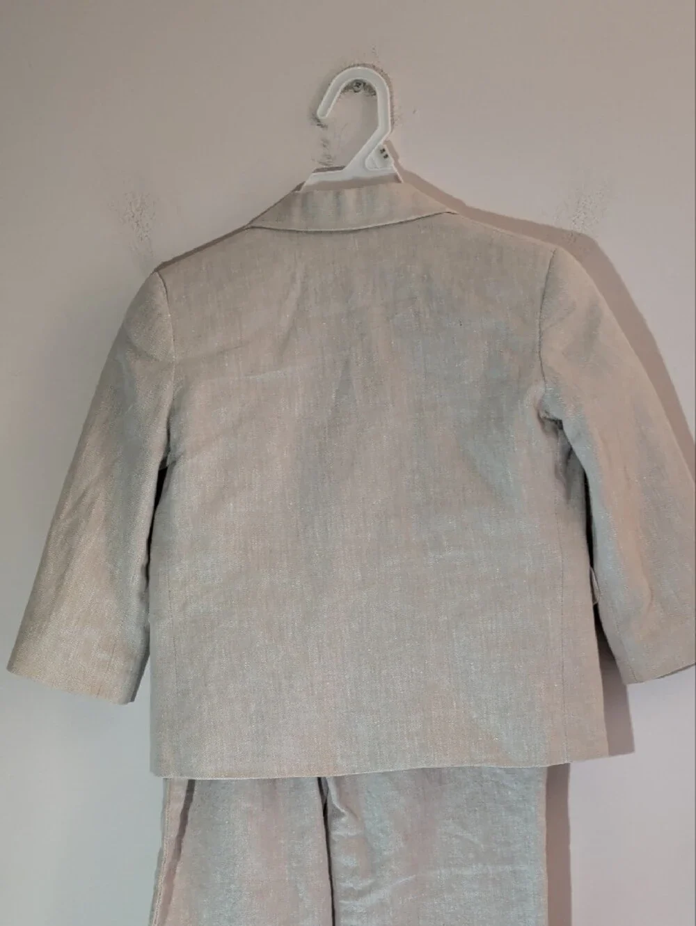 Nautica Linen Blend Beige Boys Suit